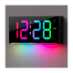 thumbnail image 2 of Reloj Electrónico Digital De Color Led Con Horario De Verano Malubero Negro, 2 of 5