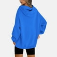 thumbnail image 3 of MaFYtyTPR Women Casual Loose Hoodie Tops Ladies Winter Solid Color Pocket Drawstring Long Sleeve Hooded Sweater Top, 3 of 4