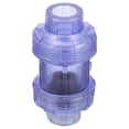thumbnail image 1 of MasteelfCA 1pc PVC One Way Inline Check Valves Non Return Valves for Fuel Diesel Gas, 1 of 8