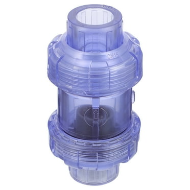 Shisuyan Vannes de Contrôle Unidirectionnelles Bleues en Plastique Lot de 1 Diamètre Intérieur 0.8 Po