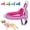 Pink, variant on Didog Soft Flannel Padded Dog Vest Harness, Escape Proof/Quick Fit Reflective Dog Strap Harness,Easy for Walking Training(Blue,S)