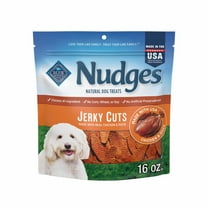 Blue Buffalo Nudges Jerky Cuts Dog Treats Made with Real Chicken & Duck, 16-oz. Bag