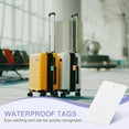 thumbnail image 6 of Uxcell Waterproof Blank Shipping Tags Plastic Price Hang Labels for Luggage and Clothing White 3" x 1.6", 6 of 7