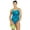 Blue/Green, variant on Sporti Stingray Fever Thin Strap One Piece Swimsuit (22-44)