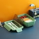 thumbnail image 2 of Lonchera con Diseño Hermético, Vaso Térmico, 3 Compartimentos para Almacenar Alimentos, Práctico Juego de Cuchara y Tenedor, Portátil, Uso Diario, Tamaño Práctico, Fácil de Transportar., 2 of 5