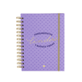 thumbnail image 1 of Libreta de Notas Bonita LuckyLy, Notebook Pasta Dura, Mod. Penny lila 224 páginas, 1 of 8