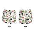thumbnail image 4 of Disketp Cute Dinosaurs Print Women's Shorts Workout Shorts for Athletic Gym Running Shorts with Phone Pockets Medium, 4 of 8