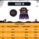 thumbnail image 2 of Disfraz de perro de Halloween, disfraz de mascota, disfraz divertido de mago a rayas, conjunto de abrigo y sombrero de 2 patas para perros Levamdar BST3134505-1, 2 of 5