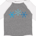 thumbnail image 4 of Inktastic Snowflakes Winter Christmas Gift Boys or Girls Long Sleeve Baby Bodysuit, 4 of 5