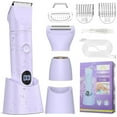 thumbnail image 1 of 3 In 1 Electric Body Hair Trimmer For Men, Body Hair Trimmer For Men, Cordless Groin Hair Clipper, Waterproof Bodys Electric Shaver Razor, PublicFace Beard Shaver Wet/Dry Led Display, 1 of 6
