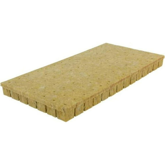Grodan A'OK Starter Plugs V-Shape Rockwool Cubes for Seed and Cutting Propagation – Ideal for Healthy Root Development and Transplanting (98-Count)