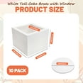 thumbnail image 2 of 10x10x8 Inch White Tall Cake Boxes with Window, 10-Pack Pastry Boxes for Cakes, Pies, Birthday, Party Treats, Bakery Display Packaging, 2 of 5