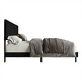 thumbnail image 5 of Home Design Osceola Twin Luxurious Corduroy Upholstered Panel Bed Frame for Adult, Black, Easy Assembly, Box Spring Required (Sold Separately), 5 of 12