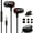 Black, variant on WILLED Wired Headphones with Microphone, Noise Cancelling In-Ear Earphones, Powerful Heavy Bass High Definition, Earbuds for iOS Android Smartphones Laptops MP3 Gaming Walkman and All 3.5mm Jack