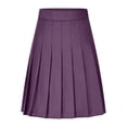 thumbnail image 5 of YUEHUA Girls Pleated Mini Skirt, High Waist A-Line Skater Skirt, Casual School Uniform Tennis Skirt for Summer Daily Party Wear, 5 of 5