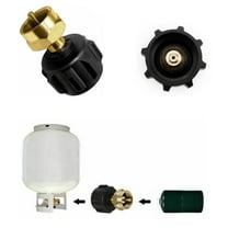 PBAZIH QCC1 Propane Refill Adapter for 1 LB Disposable Cylinders, Easy Connect for Refill, Compatible with Most 20 LB Propane Tanks for Camping, Grills, and Outdoor Activities