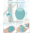 thumbnail image 2 of Face Scrubber, 8 PCS Silicone Face Scrubber Exfoliator for Women, Face Cleansing Brush Blackhead Acne Pore Pad for Deep Cleaning Skin Care, 2 of 7