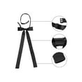 thumbnail image 3 of INSPIRE CHIC Unisex Pre-tied String Bow Tie String Tie Solid Color Bowknots Black One Size, 3 of 5