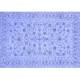 thumbnail image 1 of Ahgly Company Machine Washable Indoor Rectangle Persian Blue Traditional Area Rugs, 2' x 4', 1 of 4