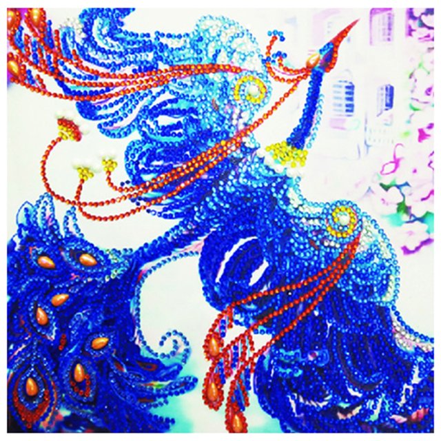 Cuadros Decorativos Pintado 5D DIY Serie Phoenix Diferentes Diamantes Tmvgtek embutido en tela