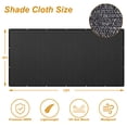 thumbnail image 7 of Shade Cloth,Hengu 3 Pack 6x12FT Sun Shade Net with Grommets,70% Shade Sail Canopy for Garden,Greenhouse,Plants and Patio Sunshade, 7 of 7