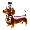 thumbnail image 4 of Dachshund Shaped Whiskey Bottle - Funny & Unique Animal Decanter for Bar Decor - High-Quality Glass - Perfect Gift for Whiskey Lovers & Dog Owners, 4 of 9