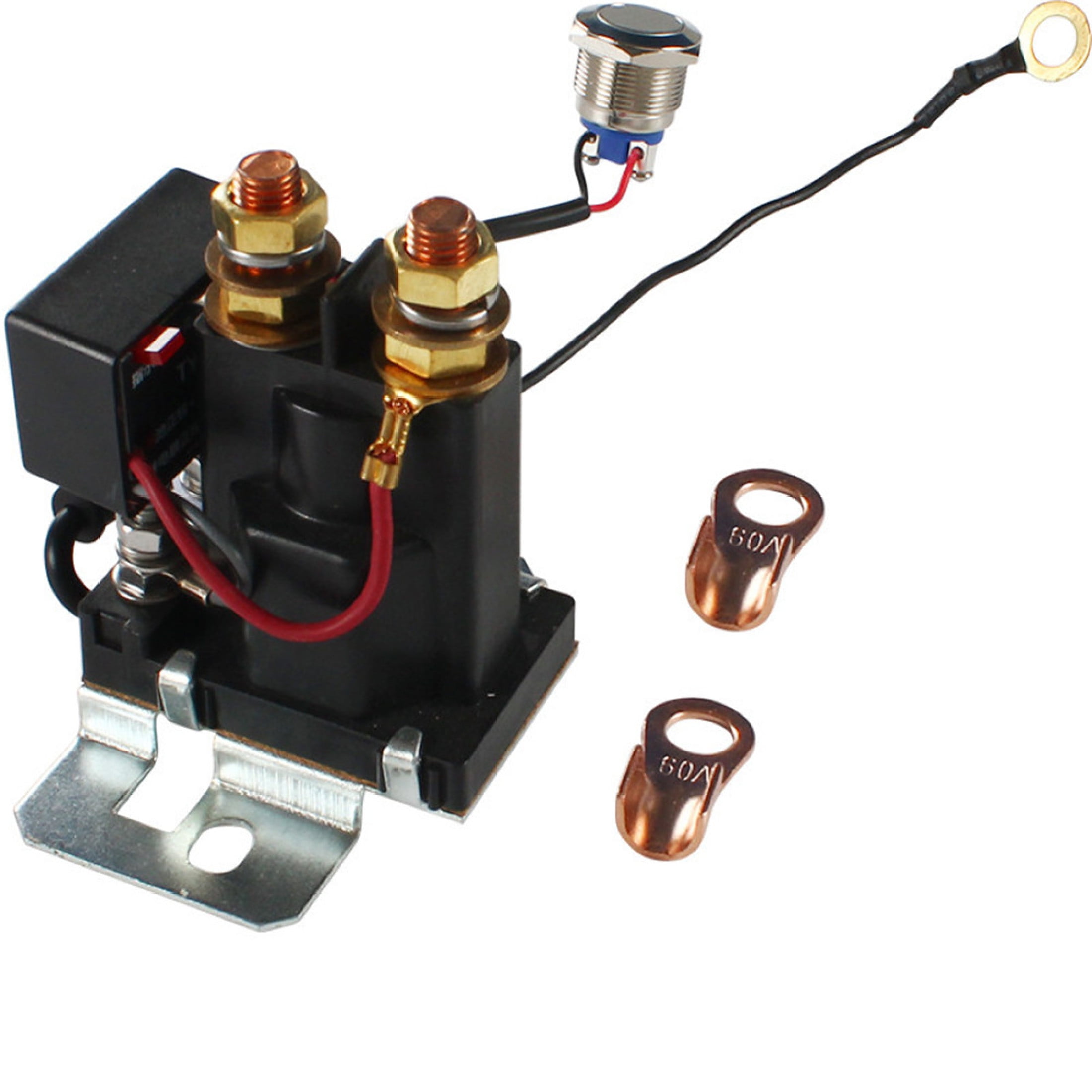 EUBUY 200A Dual Battery Isolator Start / Stop Relay Battery Emergency Switch Controller 12V