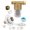 White, variant on Standard 40 Unit Metal Water Inlet Filter For Outdoor Use Washing Machines And More