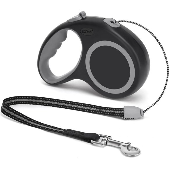 shiyou-Retractable Dog Leash, 30 FT/ 20 FT Dog Walking Leash for Small Medium Large Dogs up to 77 lbs/ 44 lbs, Heavy Duty No Tangle (Black, 20 FT (0-44 lbs))