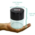 thumbnail image 3 of Tightpac America 3-Ounce Vacuum Sealed Dry Goods Storage Container, Clear Body/Black Cap, 3 of 4
