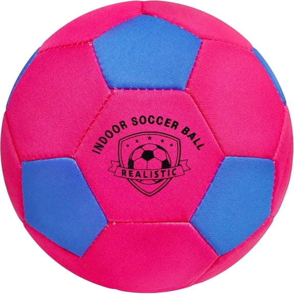Indoor Soccer Balls Size 4 - Soft Safe for Protect Inside House Furniture - Size 4 Soccer Balls for Girls Kids Youth Boys Fun Soccer Gifts Birthday Christmas