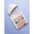 thumbnail image 3 of Welcome To Our Haunted House Hoodie Women -Image by Shutterstock, Female x-Large, 3 of 4