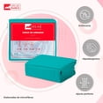 thumbnail image 2 of Juego de sabanas Anti Ácaros Atlas Basic Soft Turquesa, 2 of 4