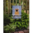 thumbnail image 2 of Carolines Treasures BB5588GF Pug Brown Welcome Garden Size Flag, 2 of 3