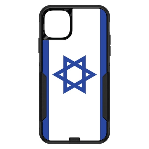 DistinctInk Custom SKIN / DECAL compatible with OtterBox Commuter for iPhone 11 Pro (5.8" Screen) - Israel Israeli Flag - Show Your Love of Israel