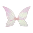 thumbnail image 3 of Ala de mariposa para niñas, fácil de poner, alas de ángel creativas para cumpleaños festivos Rosa, 3 of 8