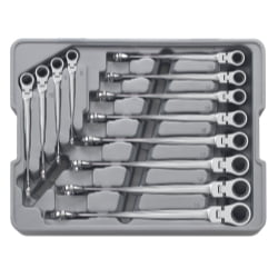 32 Piece Combination Wrench Tool Set Mechanics Metric & SAE Standard Stubby SALE 