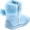 thumbnail image 4 of Kali Footwear Girls Bany Flat Pom Pom Ankle Boots, 4 of 7