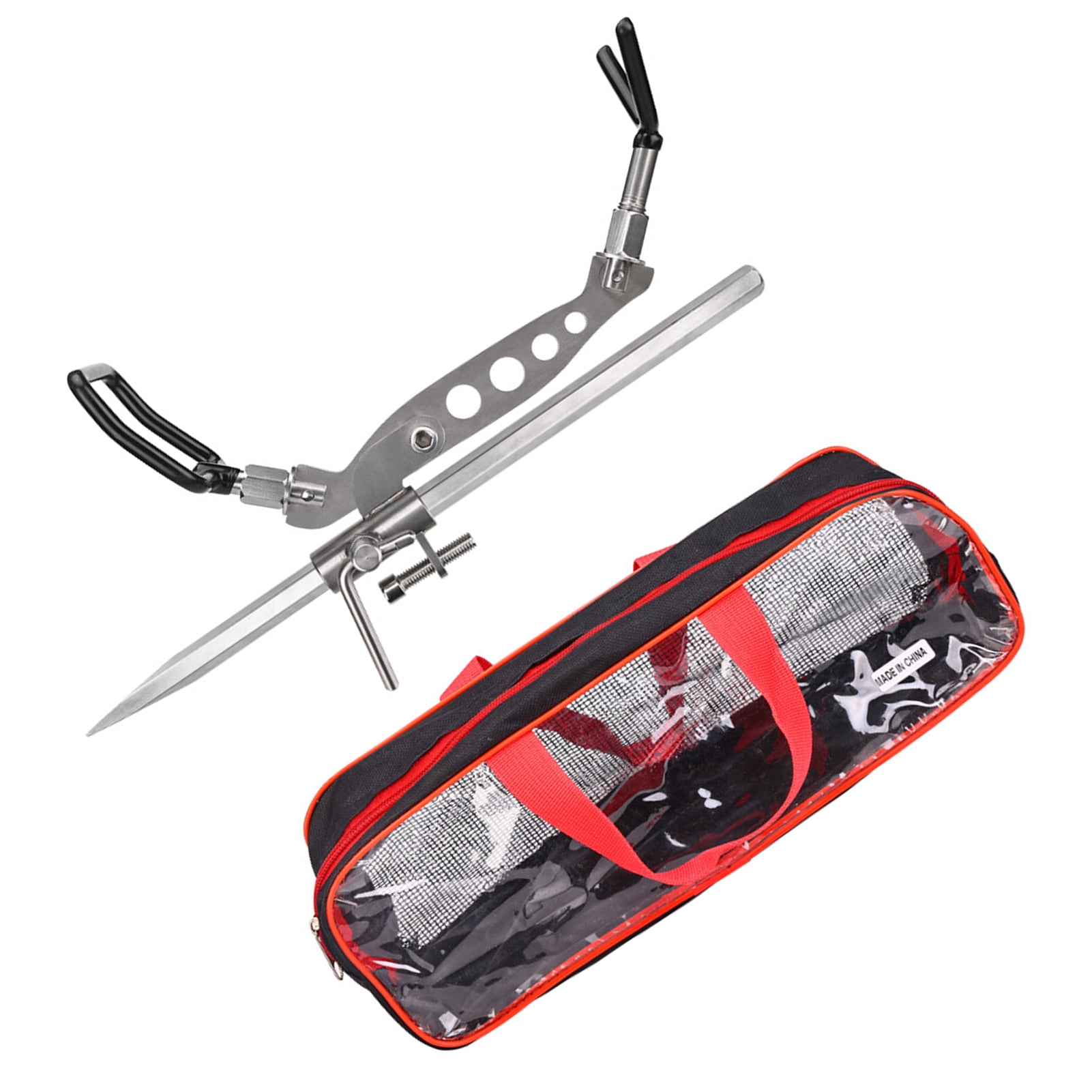 Stainless Steel Folding Fishing Rod Rack Stand Bracket Type A – 13.39 inches / 34 cm