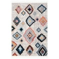 thumbnail image 4 of SAFAVIEH Morocco Skin Abstract Geometric Polyester Runner Rug, Cream/Multi, 2'2" x 8', 4 of 10