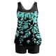 thumbnail image 5 of Augper Women Conservative Print Strappy Back Set Two Piece Swimsuits Swimdress, 5 of 8