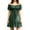 Green, variant on LEKWK Renaissance Dress Women Off Shoulder Lace Up Corset Waist Mini Dresses Short Bubble Sleeve A-Line Party Gothic Medieval Dress