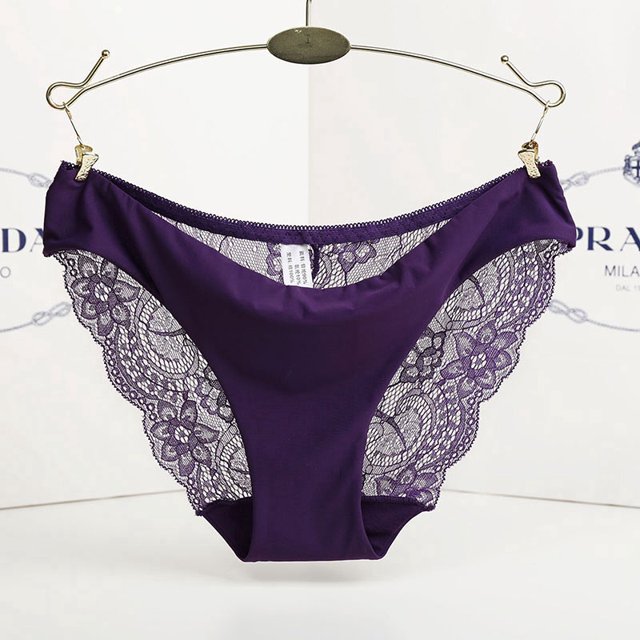 ZXYOUPING Bragas de encaje Sexy transparentes lencería de Cintura baja sin costuras talla Grande S-XXLpangjing