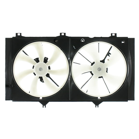 Agility Auto Parts 6010196 Dual Radiator and Condenser Fan Assembly for Toyota Specific Models