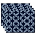 thumbnail image 1 of Simply Daisy 18" x 14" Tidepool Geometric Print Placemat, Set of 4, 1 of 4