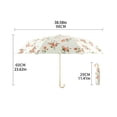 thumbnail image 2 of 8 Ribs Windproof Umbrella Anti-UV Sun-Shade Umbrella for Women Lady Rain Sun, 2 of 17