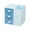 Blue, variant on LYINGF Plastic Desk Organizer for Office Supplies and Desk Accessories with 3 Drawers for Desktop Storage,Desk Organization for Home,Office,Study, Workstation for Pens,Clips,Notes,Small Items 