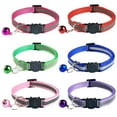 thumbnail image 5 of UDIYO Pets Dog Bell Night Safety Reflective Collar Cat Head Buckle Necklace Neck Strap, 5 of 7