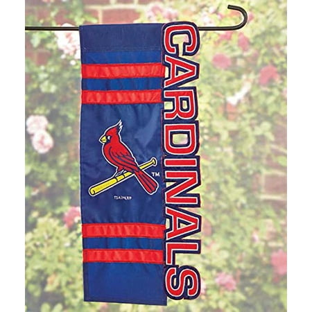 Mlbtm Sculpted Garden Flags Cardinals Walmart Com