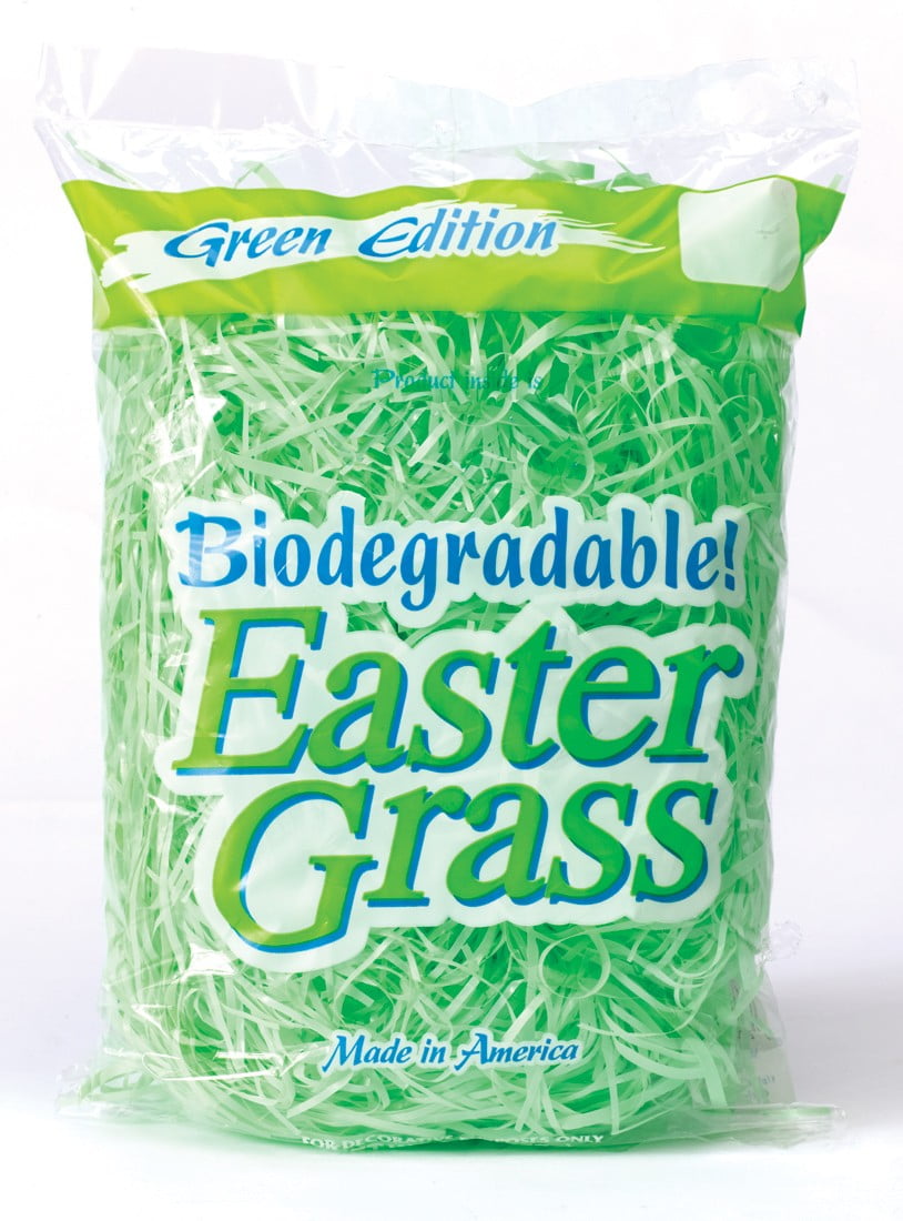 Easter Grass Basket Filler Grass 3 Color - (Green,Pink,Purple) - 3 Pack | Harfington